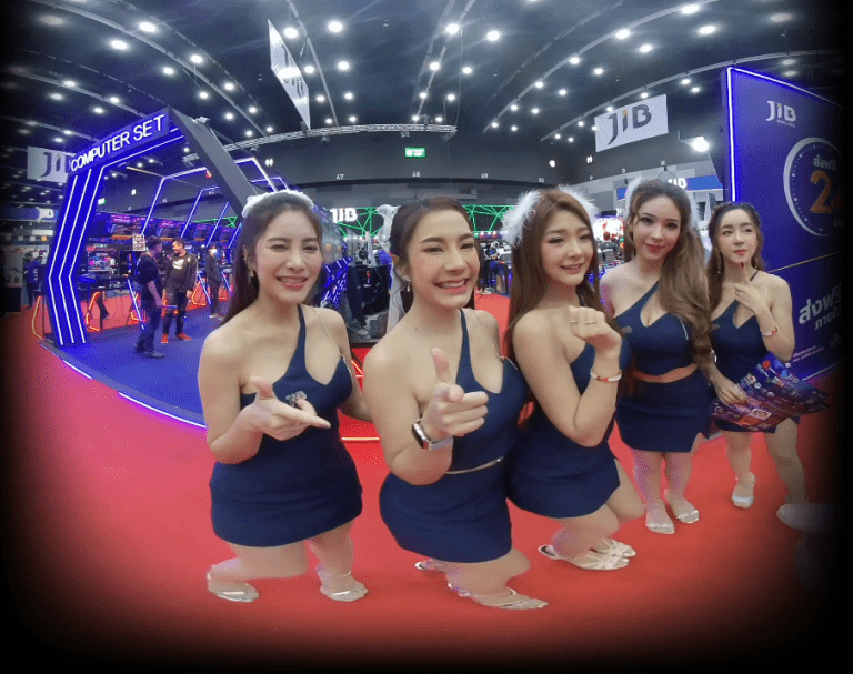 车展vr - 与靓丽车模的近距离接触