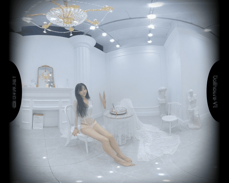 韩国vr - 唯美的白纱，年轻的女孩嫁给我