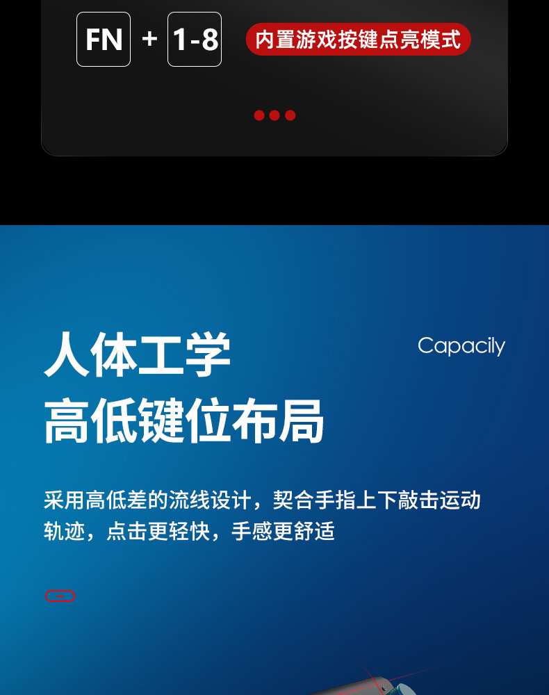 黑轴青轴真机械键鼠套装全键无冲可宏编程11