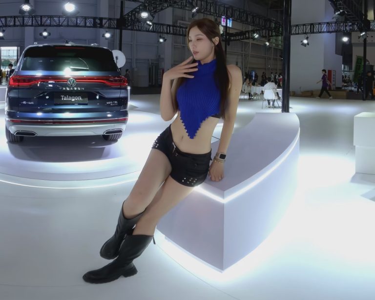 vr3d视频 The most beautiful DJ at Dongguan AIT Modification Exhibition