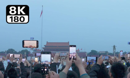 vr成品源码8kvr 沉浸式体验北京天安门的升旗仪式