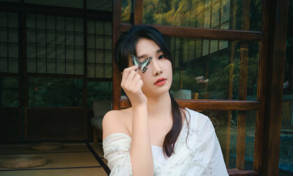 3D写真 - 美人 罗衫 西亭的渴望