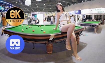 vr美女视频下载网站 台球女神 白裙长腿
