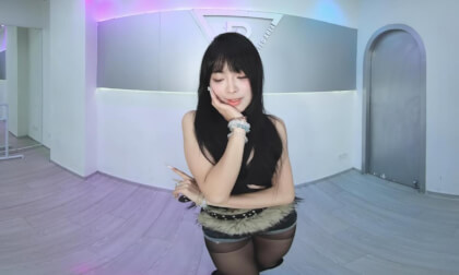 VR全景资源免费下载 小艾 黑丝长筒靴