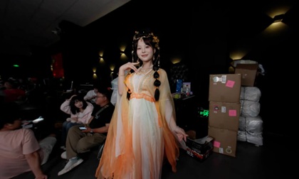 VR左右双屏电影免费 橙咬叽 杏黄薄纱