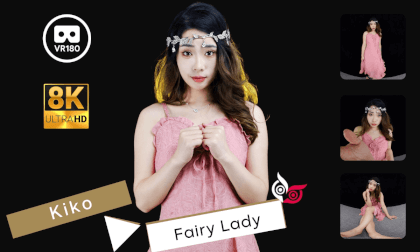 vr视频网盘下载 Model Kiko Fairy Lady 8k 3D VR180 小仙女